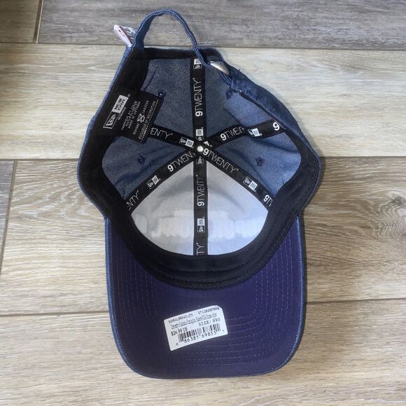 NFL Atlanta Falcons Women's Super Bowl LI 2016 New Era Hat Cap Denim Blue OSFA - Picture 8 of 12